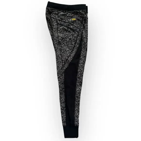 Lole Women's Black & Gray Geometric Sheer Side Activewear 7/8 Leggings Size S - Picture 13 of 13